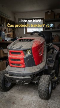 Příprava zahradního traktoru na sezonu