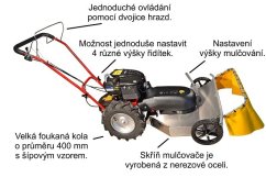 Dakr Tekton L224 - Stavebnicový mulčovač