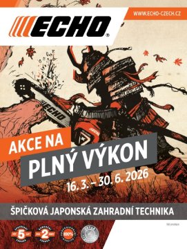 AKCE NA PLNÝ VÝKON – speciální nabídka na vybrané profesionální pily ECHO