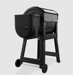 Weber 1500824 Smoque Black 57 cm, peletový gril