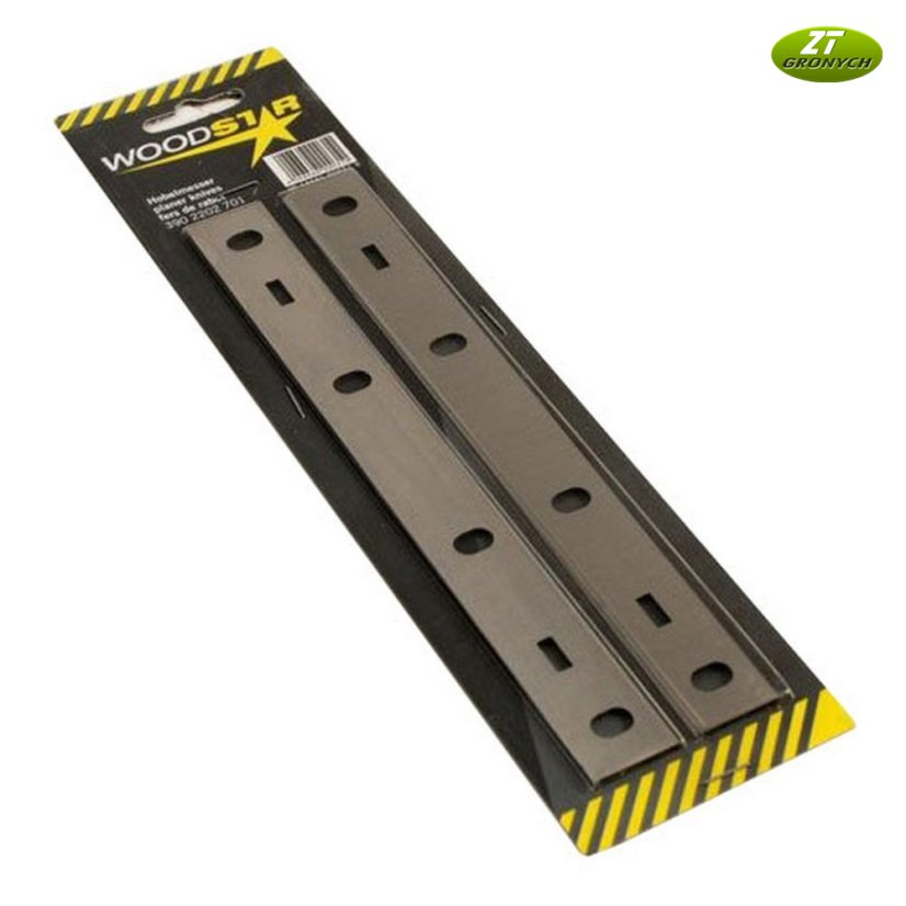 Sada 2 hoblovacích nožů pro HMS 1070 / HMS 1080 / PT 106 (258 x 22 x 2 mm) HSS