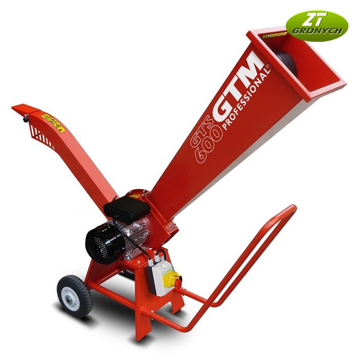 GTM GTS 600E - drtič dřeva s elektrickým motorem 2,2kW