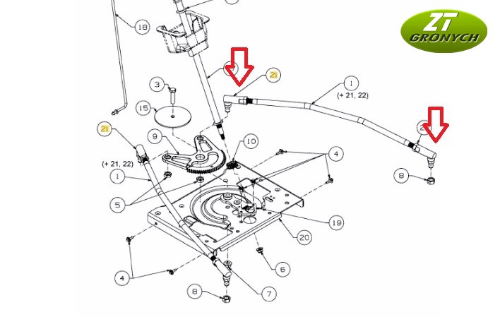 Kulový čep pro traktor 1/2-20:LOCK