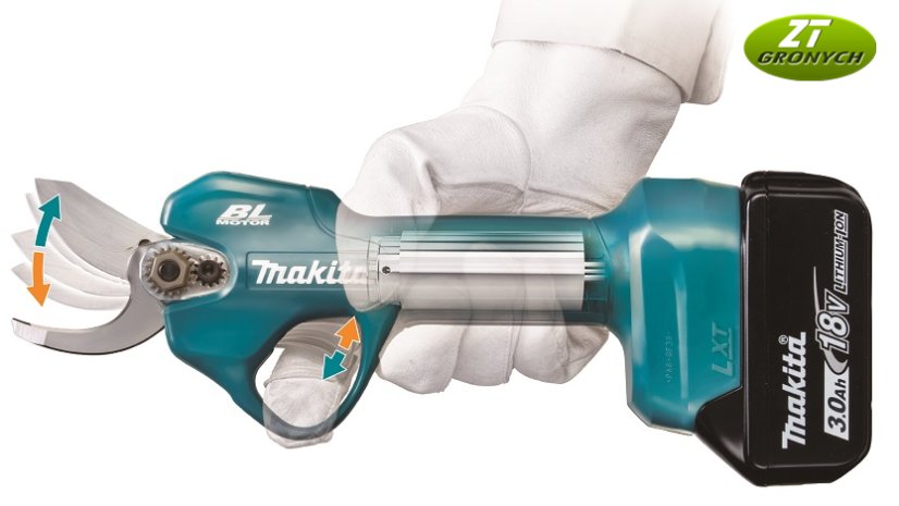 Makita DUP181Z aku zahradnické nůžky , 18V, bez aku a nabíječky