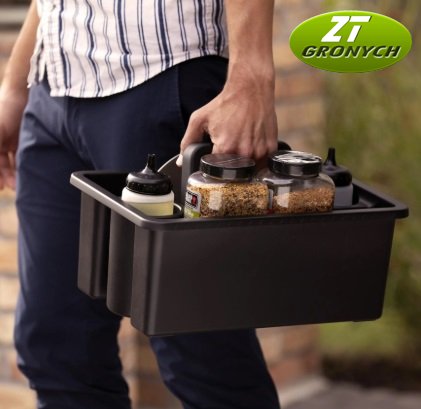 Weber 3400128 Works transportní box s poklopem na příslušenství