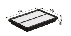 Vzduchový filtr HONDAGX 610, 620, GXV 610, 620, 660- náhrada