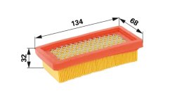 Vzduchový filtr TEC 133x68x32