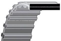Rozvodový řemen sečení Pix 250DS8M1760 Etesia, nové typy Viking MT6112 - 1760/25