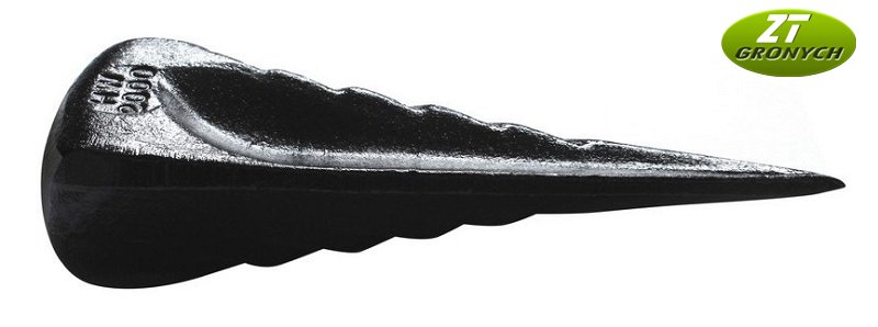 TWIST  klín na štípání dřeva - železný točený se zářezy 2,0kg