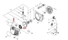Pružina startéru ECHO CS-500ES, Shindaiwa 452S Pružina startéru ECHO CS-500ES, Shindaiwa 452S