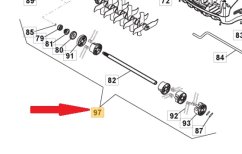 Stiga 118810267/0 - provzudušňovací pružinový válec