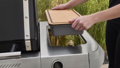 Weber Works prkénko na krájení s nádobou