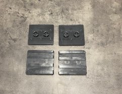 Plastová vodítka spodní, slabý sloup - Scheppach HL 730- 4ks, HL 710-sada 4ks