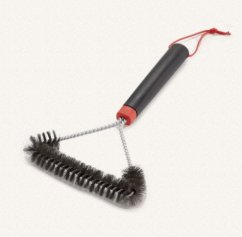 Kartáč na čištění roštu-30 cm, trojhranný