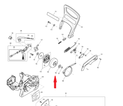 Podložka zajištění řetězky pro pily Dolmar dle soupisu