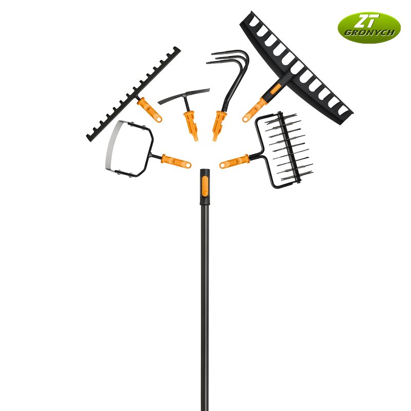 Fiskars 1080674 OneClick - univerzální hrábě plastové