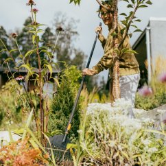 Fiskars 1082704 OneClick - Hrábě na listí úzké bez násady