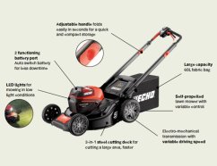ECHO DLM-5100SP 56V - Aku sekačka s pojezdem 510mm bez aku a nabíječky ECHO DLM-5100SP 56V - Aku sekačka s pojezdem 510mm bez aku a nabíječky