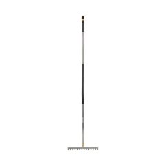 Fiskars 1077112 Ergonomic™ - hrábě na půdu se zahnutou násadou