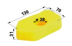 Vzduchový filtr 3.5Hp - nový typ