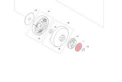 Krycí podložka řetězky pro stroje Makita a Dolmar pro typy podle popisu produktu