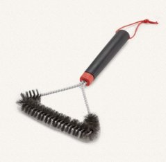 Kartáč na čištění roštu-30 cm, trojhranný