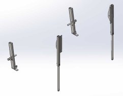 Sada podpěrných noh pro demontáž zvedacího koše