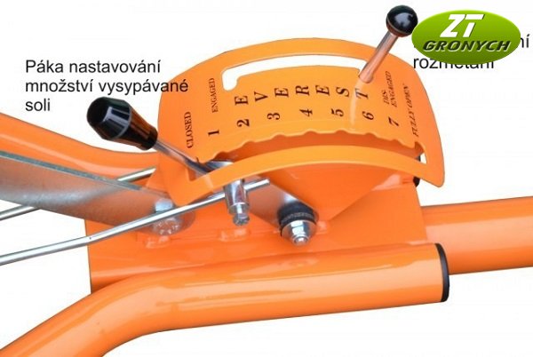 Dakr KRH 03 - Rozmetadlo soli a granulovaných hnojiv se sedačkou pro FD-2, FD-2H a FD-3  