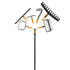 Fiskars 1080674 OneClick - univerzální hrábě plastové