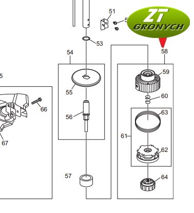 Strunová hlava poloatomatická 2,0mm závit M8x1,25 pro ET-71 C, ET101 , UR3501