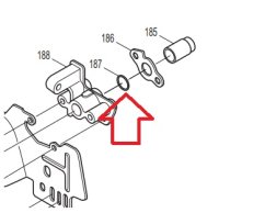 O-kroužek sání 10, MS 335.4U