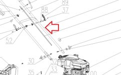 Spodní madlo MS225-53