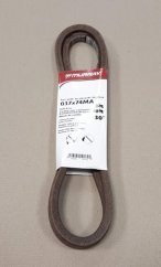 Klínový řemen sečení