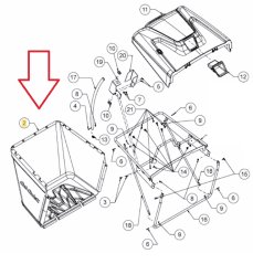 Plátno koše XT - 320l