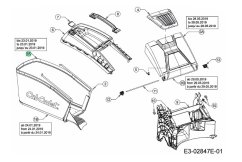 Plátno koše  CubCadet  LM3 CR46S - logo