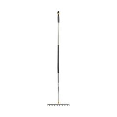 Fiskars 1077112 Ergonomic™ - hrábě na půdu se zahnutou násadou