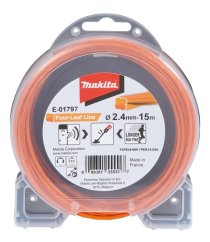 E-01797 - Kulatá nylonová struna 2.4mm 15m speciální pro AKU stroje E-01797 - Kulatá nylonová struna 2.4mm 15m speciální pro AKU stroje