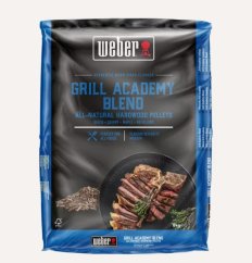 WEBER Dřevěné přírodní pelety směs Grill Academy 8kg
